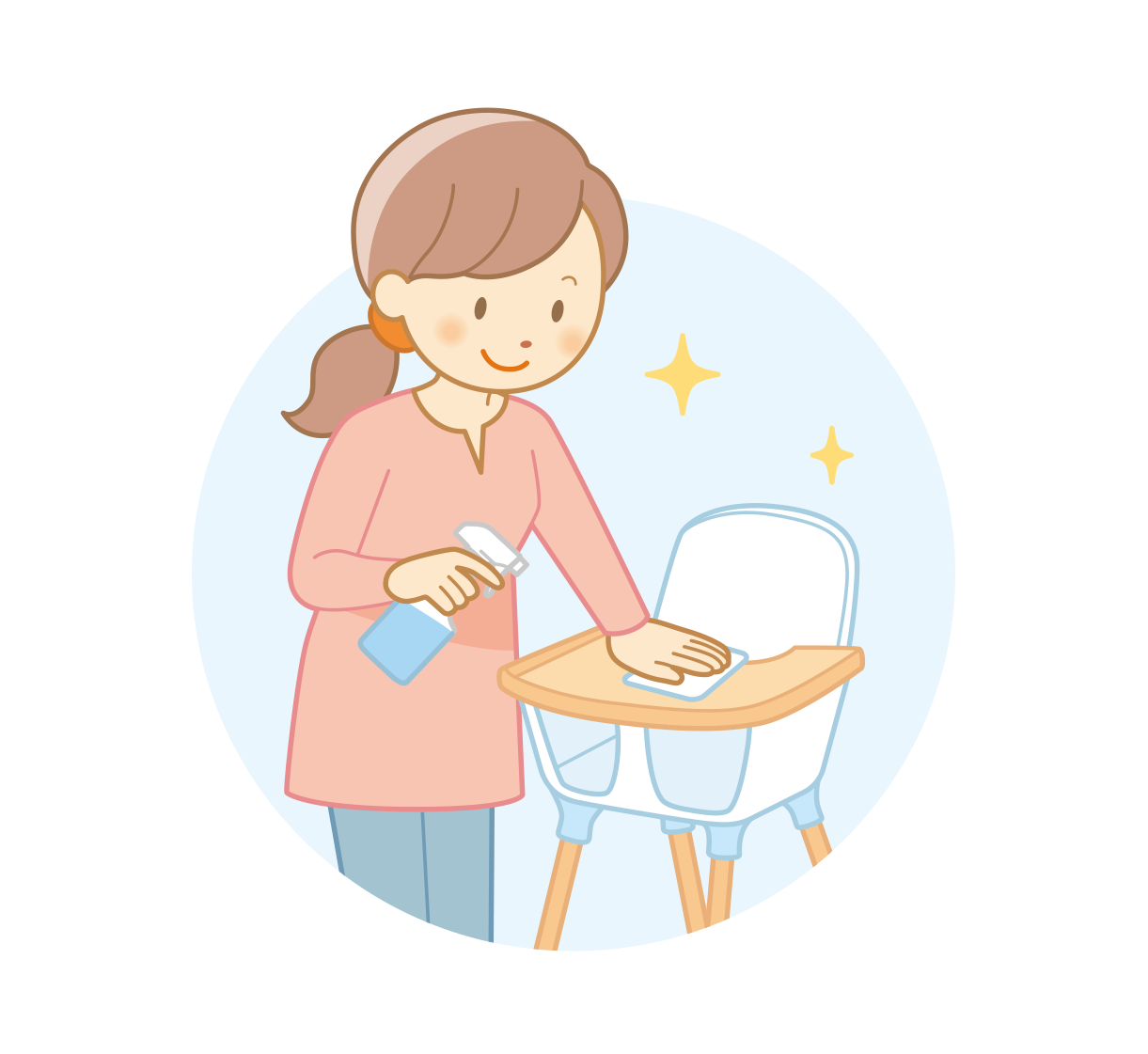 感染を防ぐポイントのイラスト