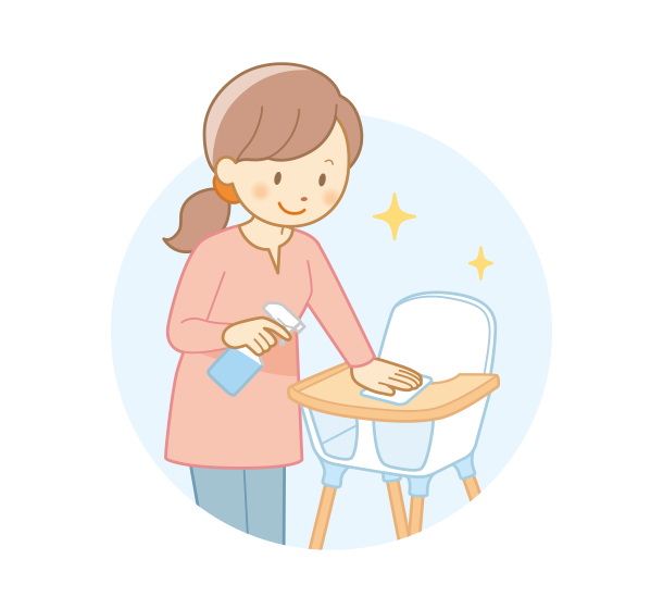 感染を防ぐポイントのイラスト
